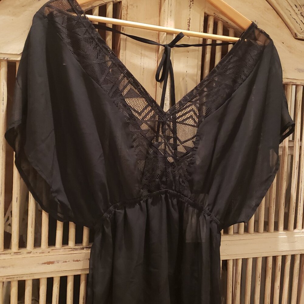 Miken Sheer Bathing suit swim wear cover up